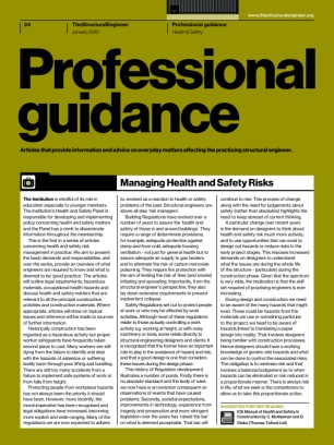 Managing Health & Safety Risks (No. 1): Introduction