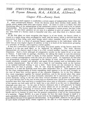 The Structural Engineer as Artist Chapter VII. - Factory Stack