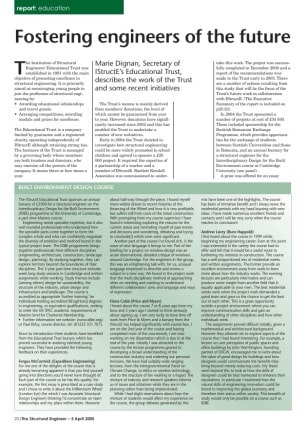 Report: Fostering engineers of the future
