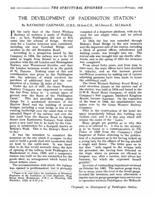 The Development of Paddington Station