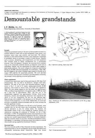 Demountable Grandstands
