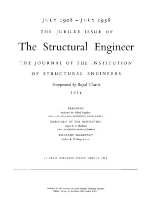The Jubilee Issue of The Structural Engineer