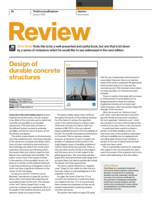 Book review: Design of durable concrete structures