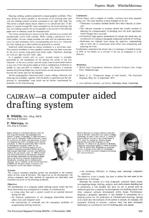 CADRAW - A Computer Aided Drafting System