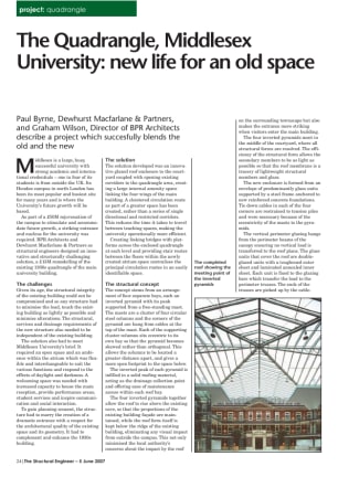 The Quadrangle, Middlesex University: new life for an old space