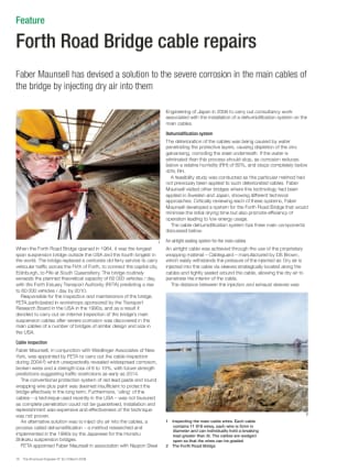 Forth Road Bridge cable repairs