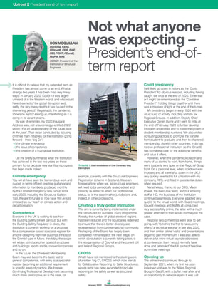 Not what anyone was expecting – President's end-of-term report