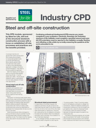 Industry CPD: Steel and off-site construction