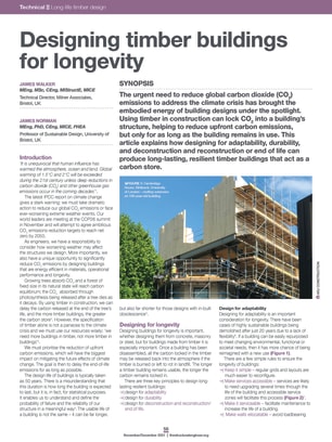 Designing timber buildings for longevity