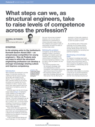 What steps can we, as structural engineers, take to raise levels of competence across the profession?