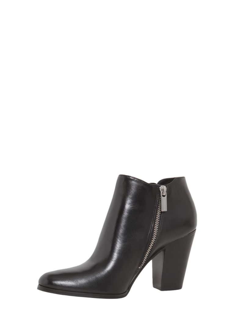 MICHAEL MICHAEL KORS Adams Cutout Leather Ankle Boots in Nero | ModeSens