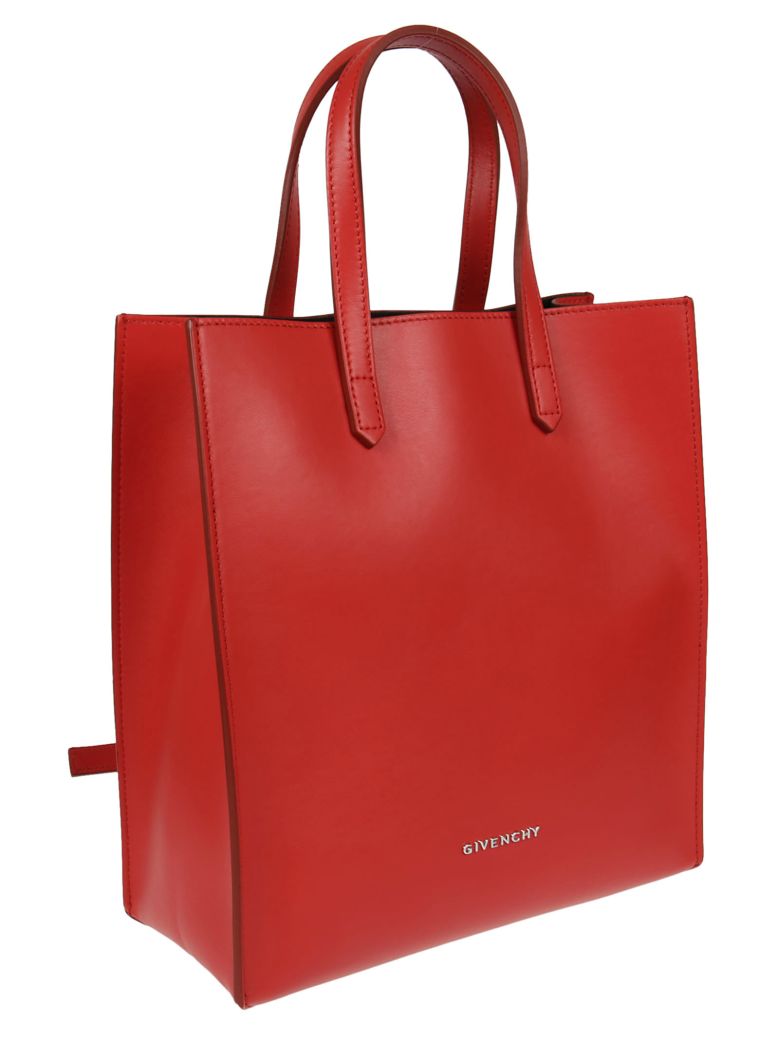 GIVENCHY Stargate Leather Tote in Red | ModeSens