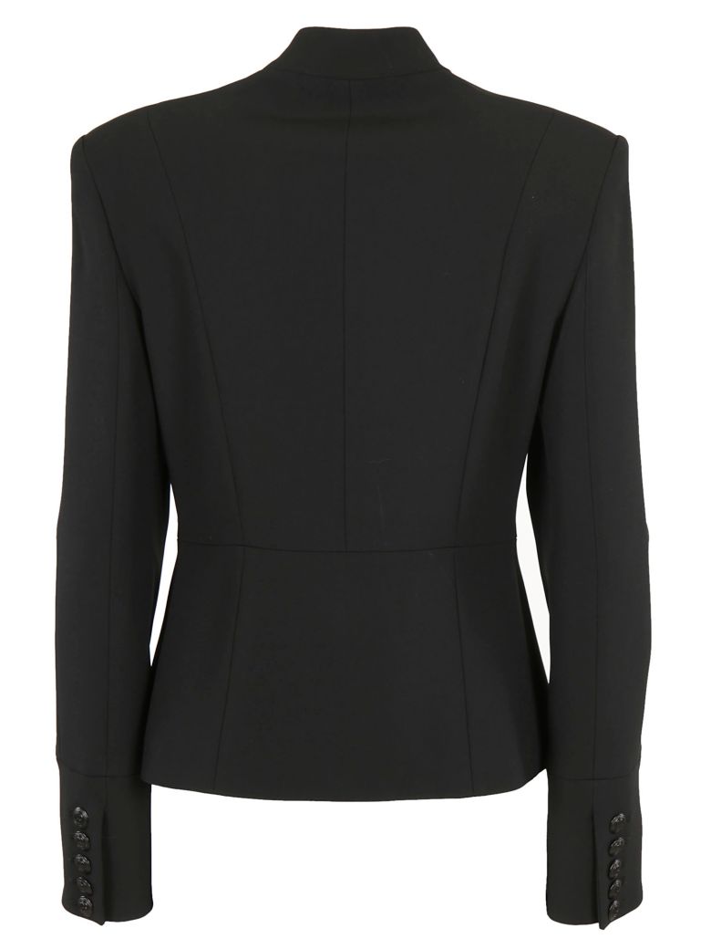 PIERRE BALMAIN Embellished Military Stretch Cady Jacket, Black ModeSens