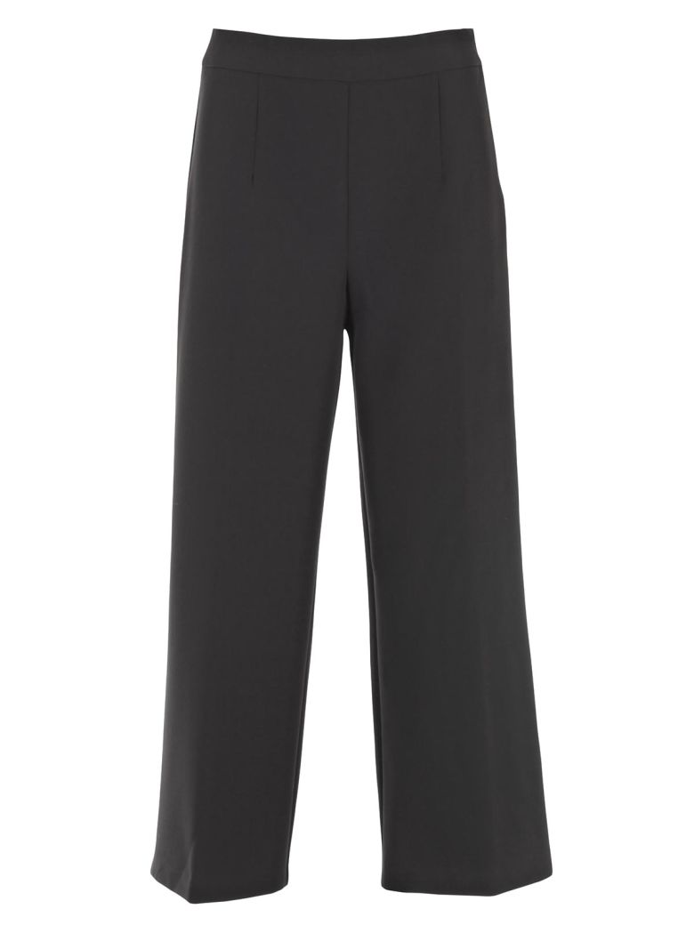 BLUGIRL Cropped Trousers in Black | ModeSens