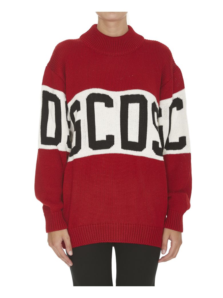 GCDS Sweater in Red | ModeSens