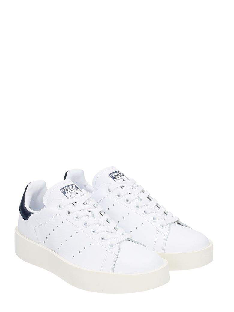 ADIDAS ORIGINALS Stan Smith Platform Leather Sneakers, White | ModeSens