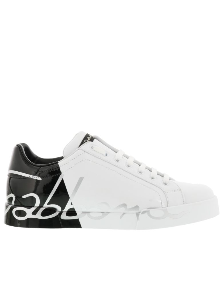 portofino sneakers in leather and patent