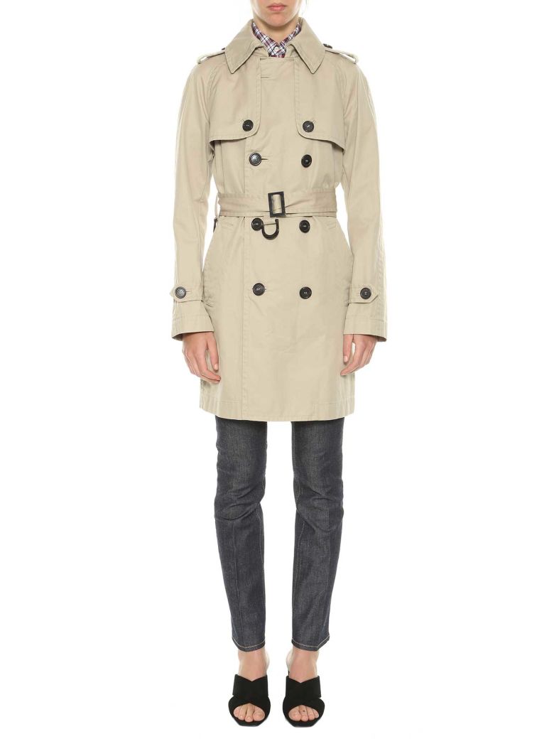 DSQUARED2 Double Breasted Trenchcoat in Beige | ModeSens