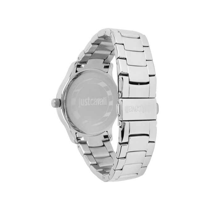 Just Cavalli Huge Jc 3h Black Dial Silver Stainless Steel Women's Watch展示图
