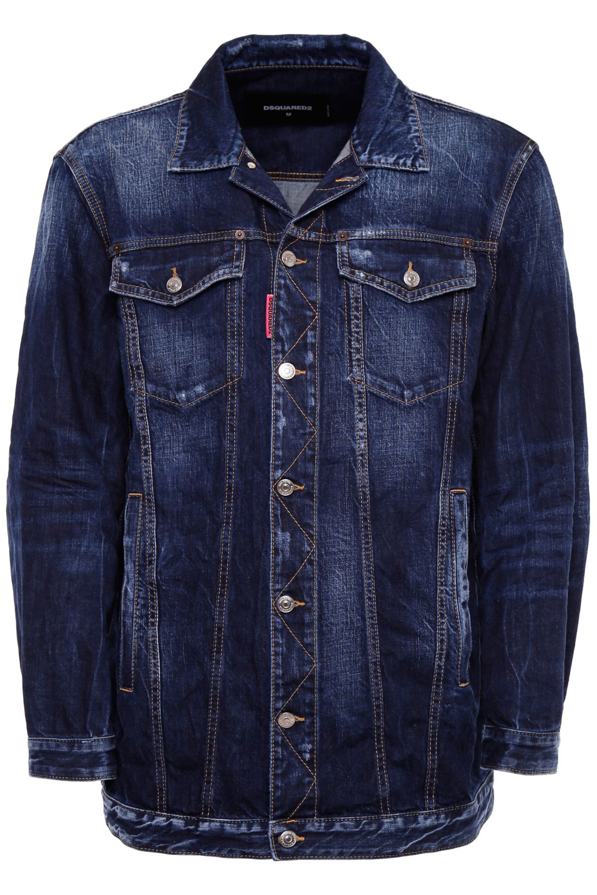 Dsquared2 Be Cool Be Nice Denim Jacket BLUE DENIMBlu, Men's Coats