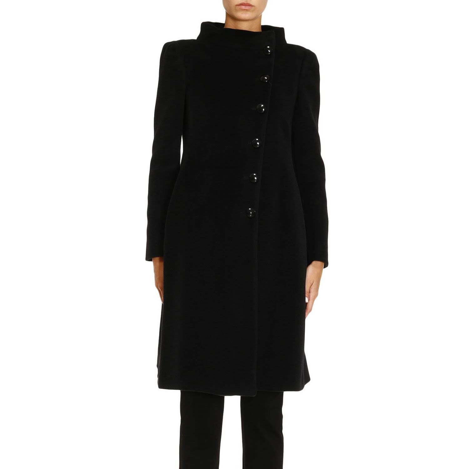 Armani Collezioni - Coat Coat Women Armani Collezioni - black, Women's ...