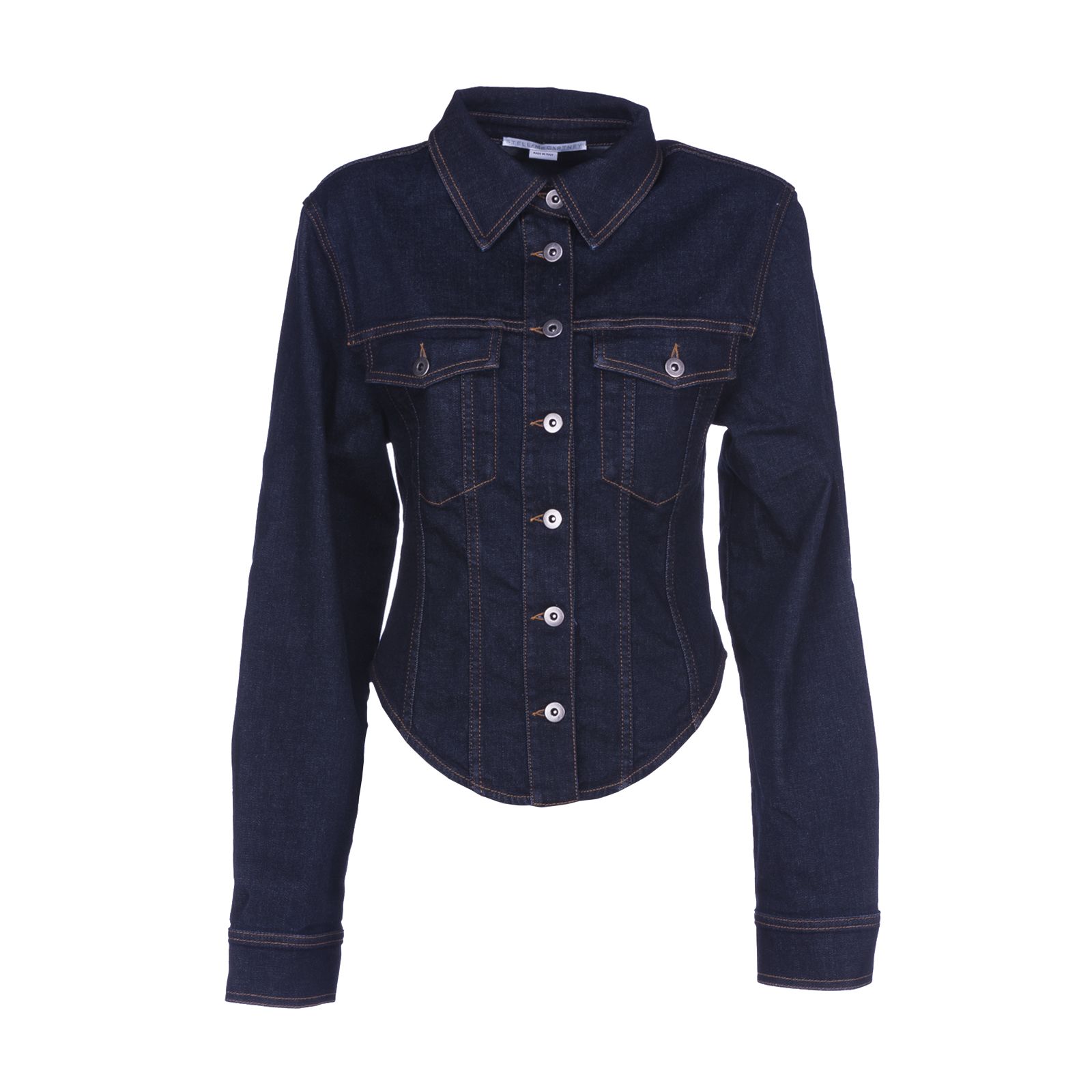 Stella Mccartney Woman Denim Jacket Mid Denim In Blue | ModeSens