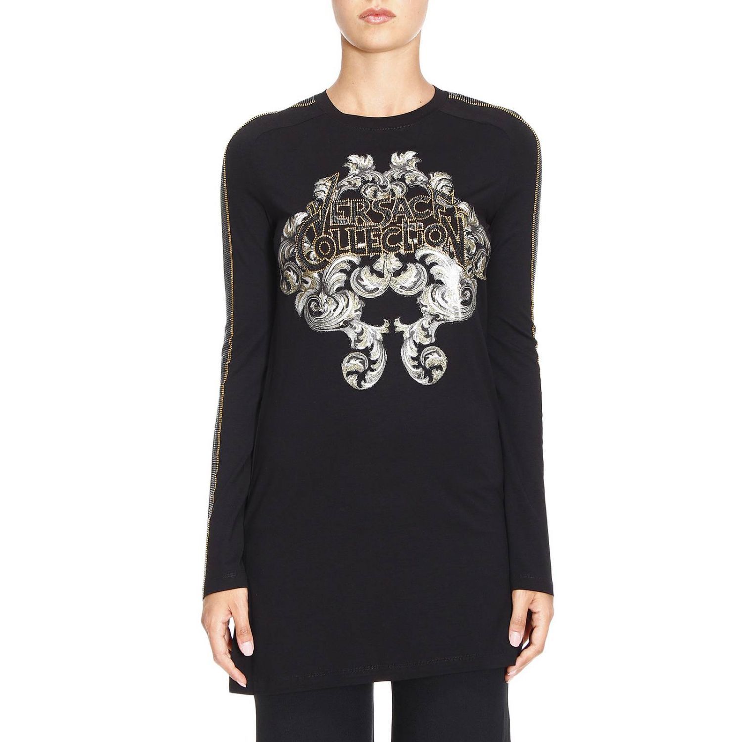 Versace Collection - Sweater T-shirt Women Versace Collection - black ...