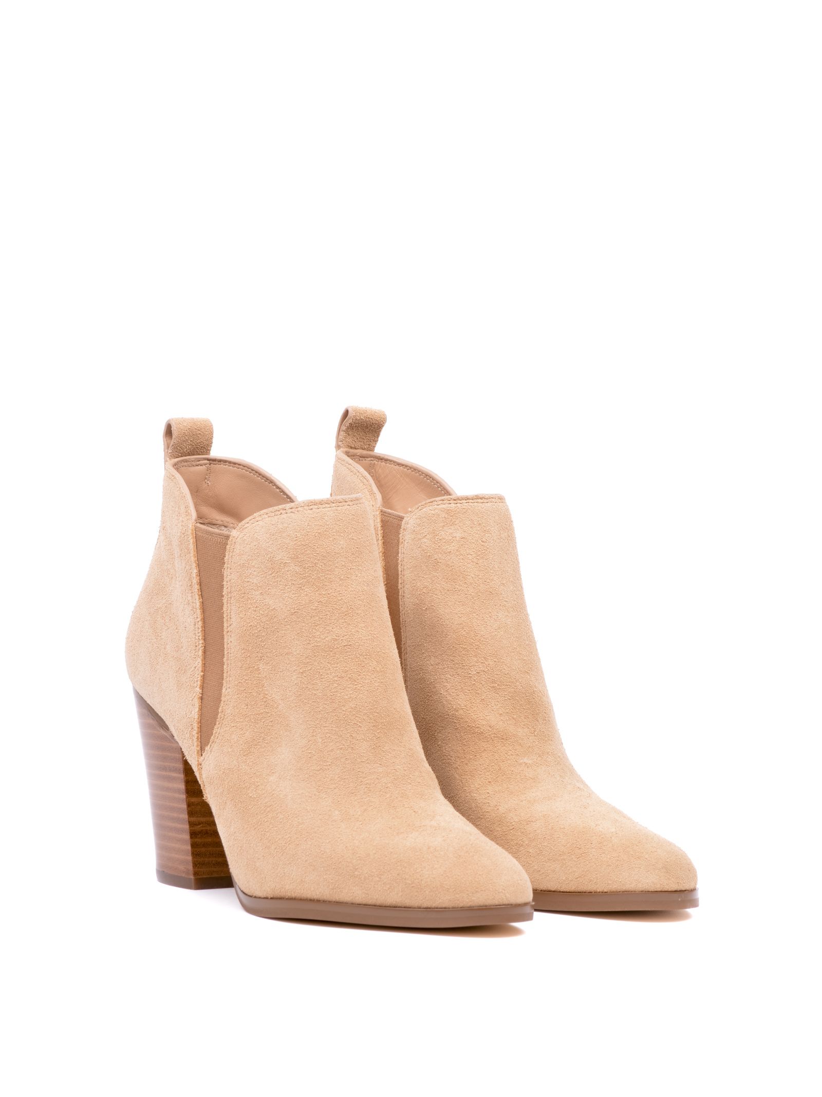 MICHAEL MICHAEL KORS Chunky Heel Ankle Boots in Toffee | ModeSens