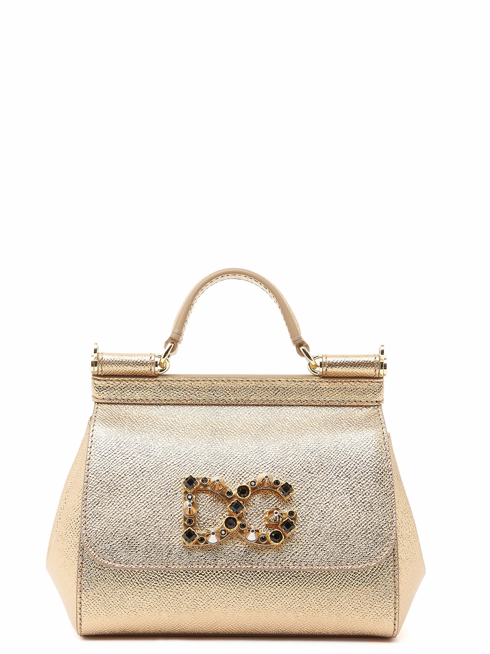 Dolce & Gabbana - Dolce & Gabbana Handbag - Gold, Women's Totes | Italist