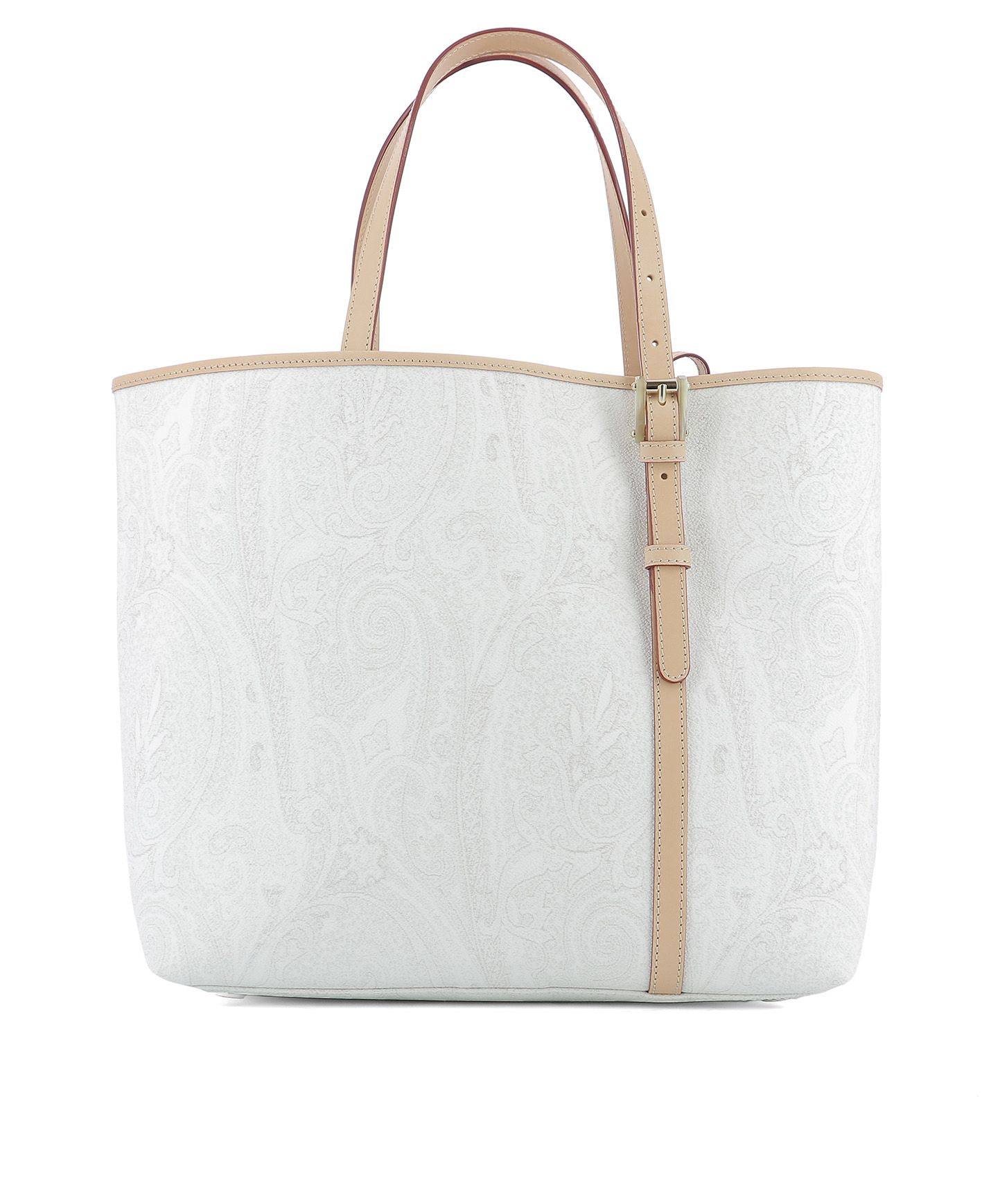 Etro - White Leather Shoulder Bag - White, Women's Shoulder Bags | Italist