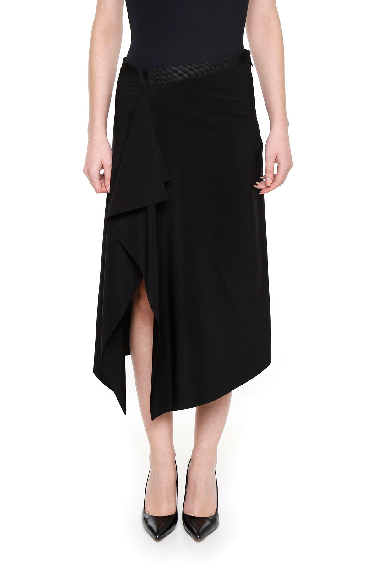 Carven - Frilled Skirt - BLACK|Nero, Women's Skirts | Italist