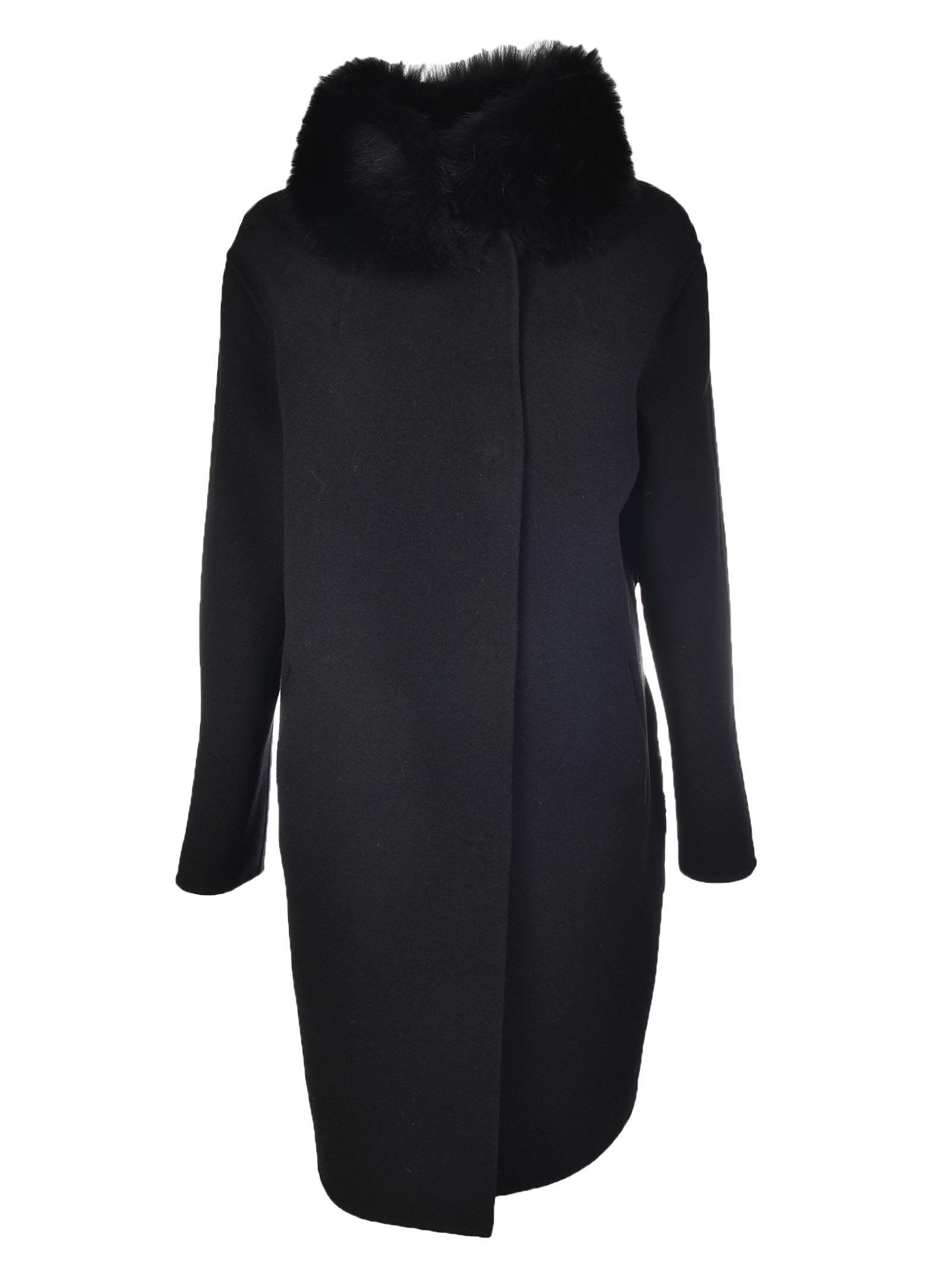 Herno - Herno Fur Trim Padded Coat, Women's Coats | Italist