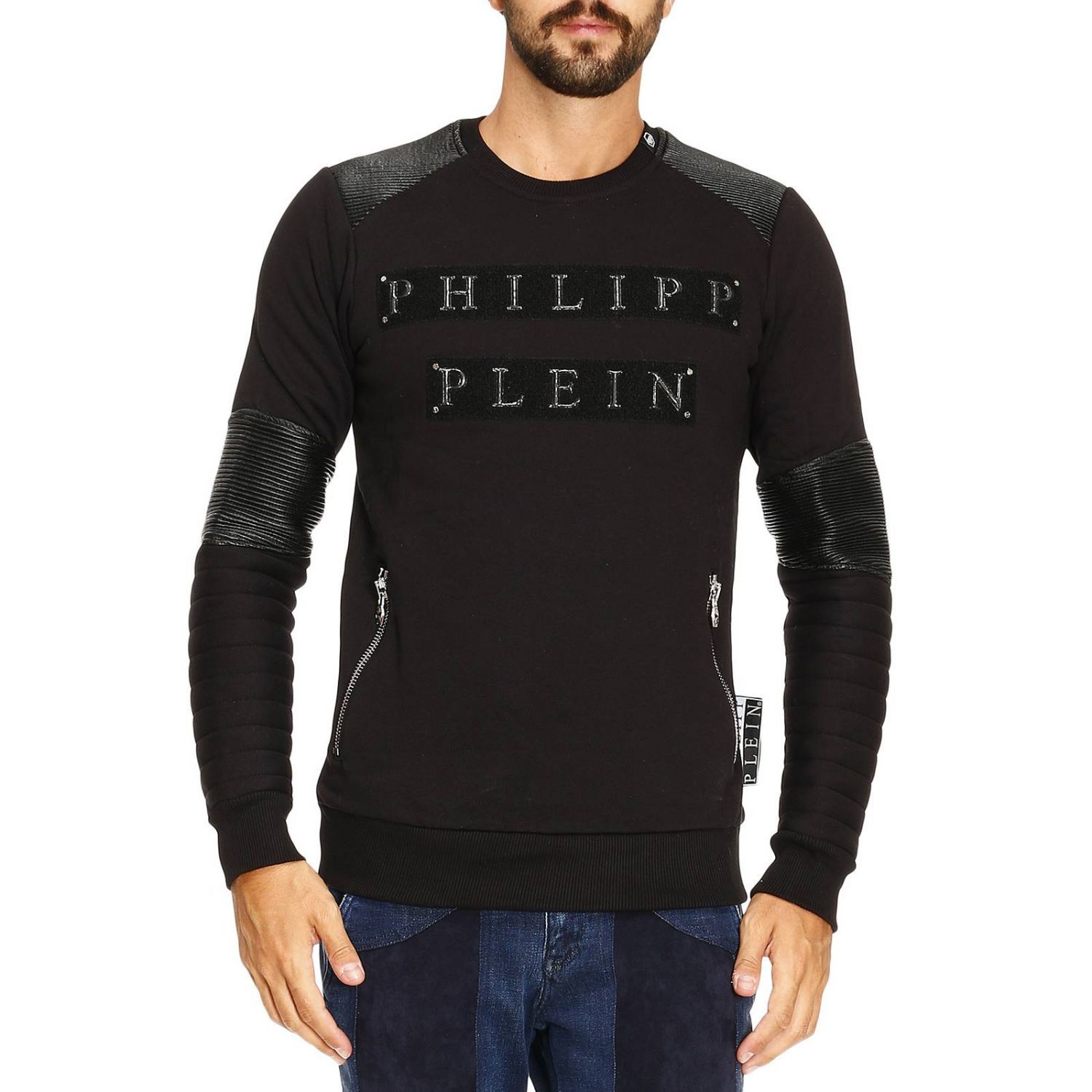 PHILIPP PLEIN Sweatshirt Sweater Men in Black | ModeSens