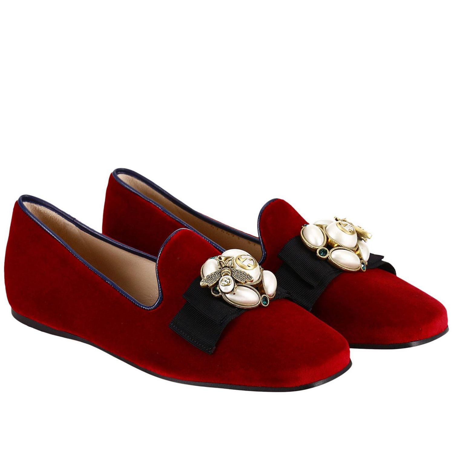 gucci ballet flats with bee