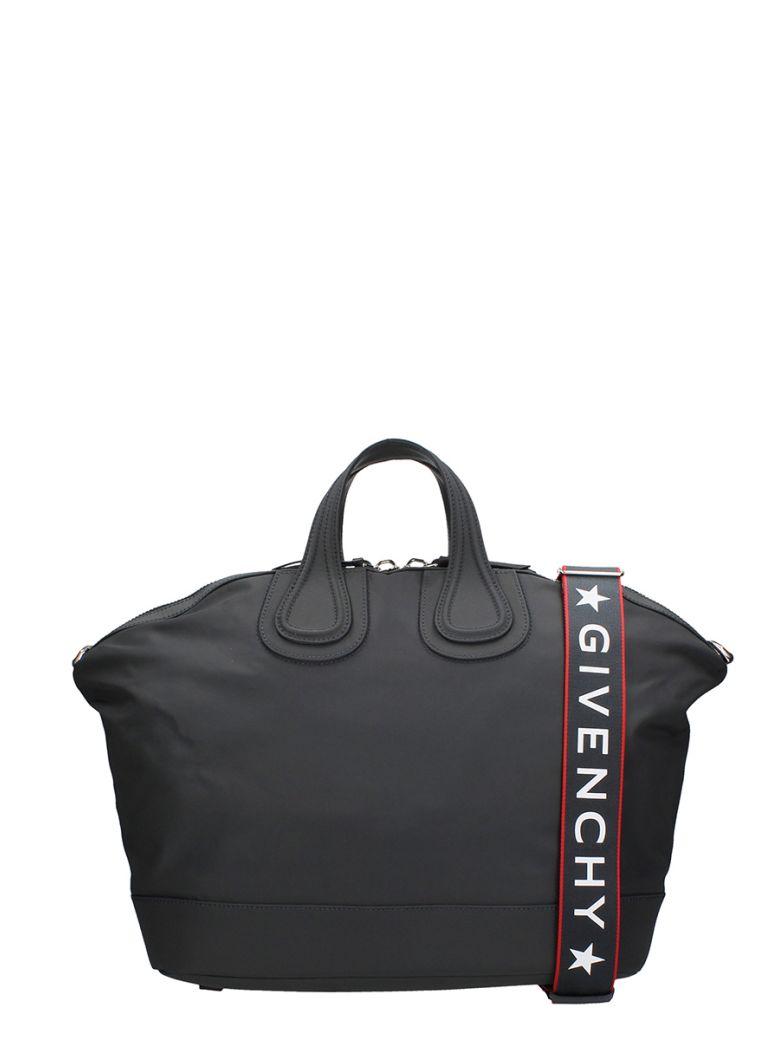 GIVENCHY NIGHTINGALE BAG IN BLACK FABRIC,10625220