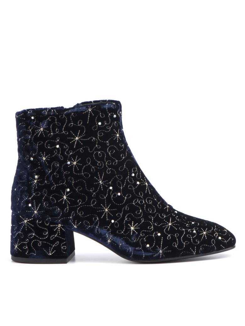 italist | Best price in the market for Ash Diamond Booties Midnight ...