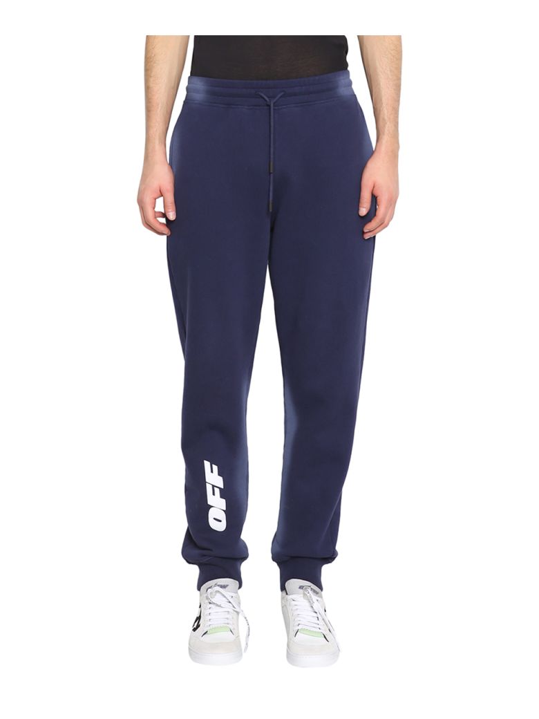 OFF-WHITE WING OFF COTTON SWEATPANTS,10619193