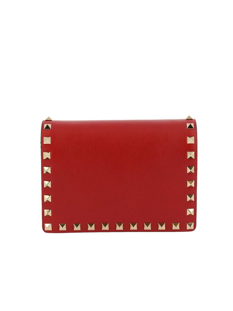 Rockstud Valentino Bag Shoulder Thin Spike Mini With Chain Oqqx8rEw7