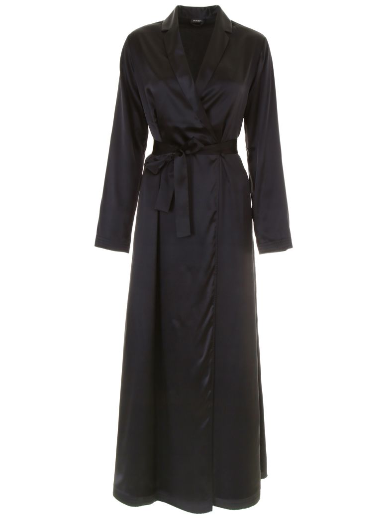 LA PERLA LONG SILK dressing gown,10624114