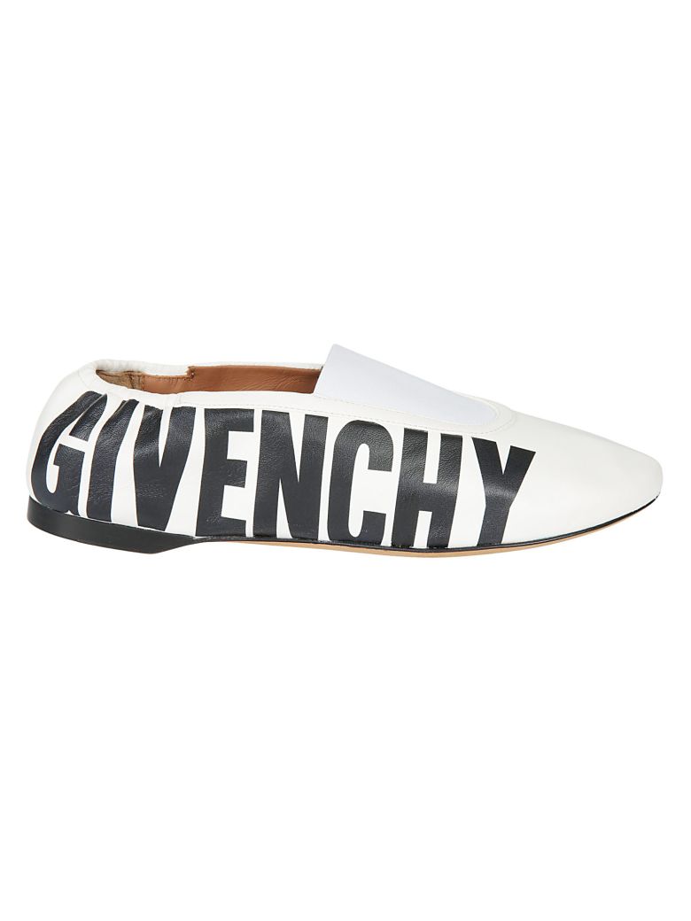 GIVENCHY LOGO PRINT SLIPPERS,10600892