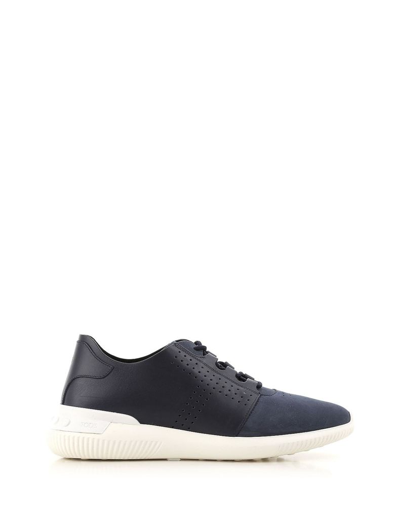 TOD'S NO CODE SNEAKERS IN LEATHER AND NUBUCK,10629166