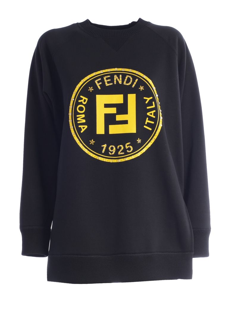 italist | Best price in the market for Fendi Fendi Logo Ff Sweatshirt ...