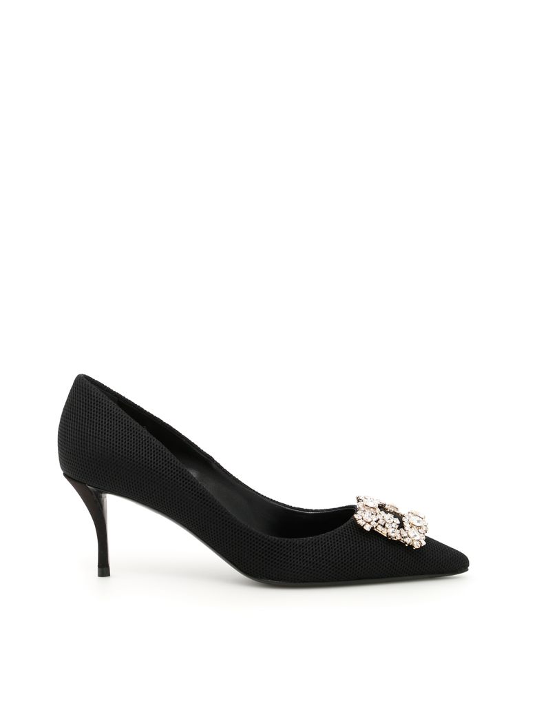 roger vivier crystal pumps