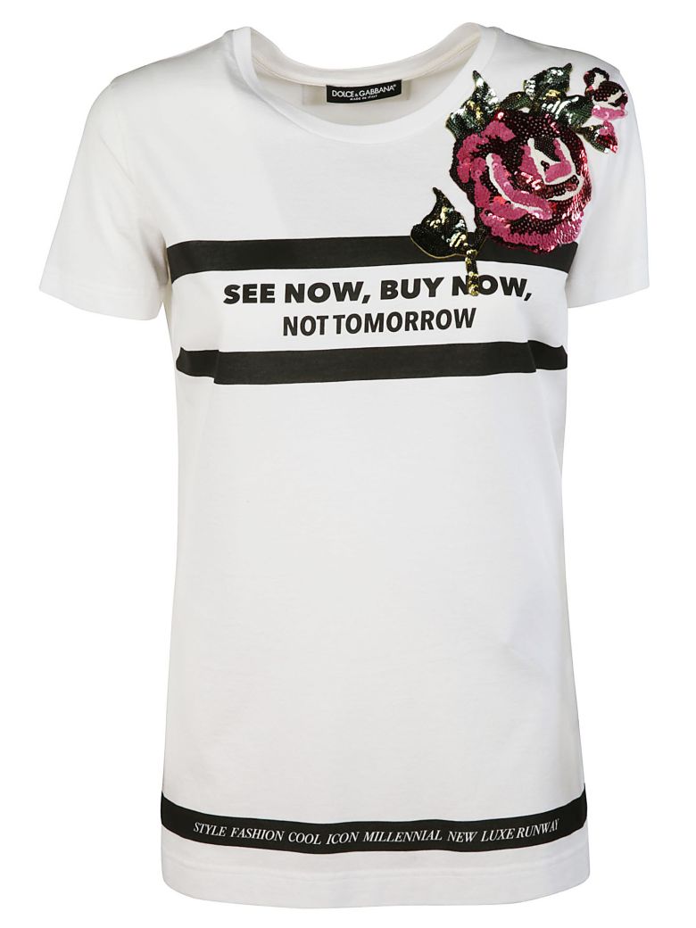 DOLCE & GABBANA SEE NOW BUY NOW T-SHIRT,10570343