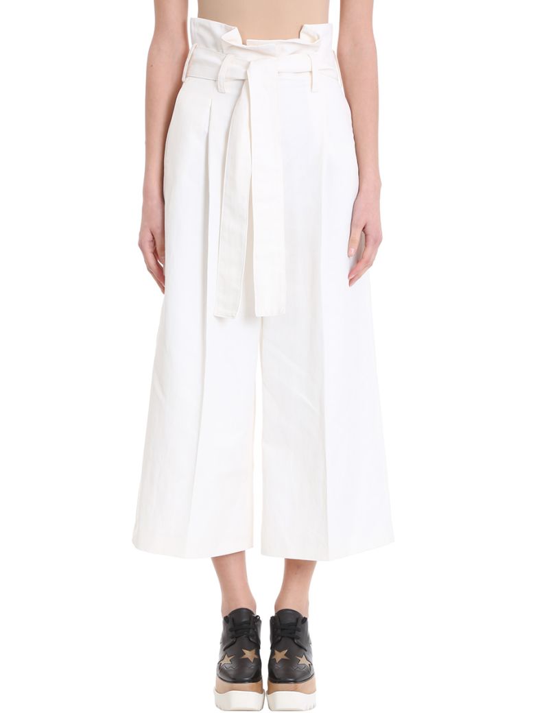 TrousersWhiteModesens High Stella Mccartney Waist Maggie qMzVLSGjpU