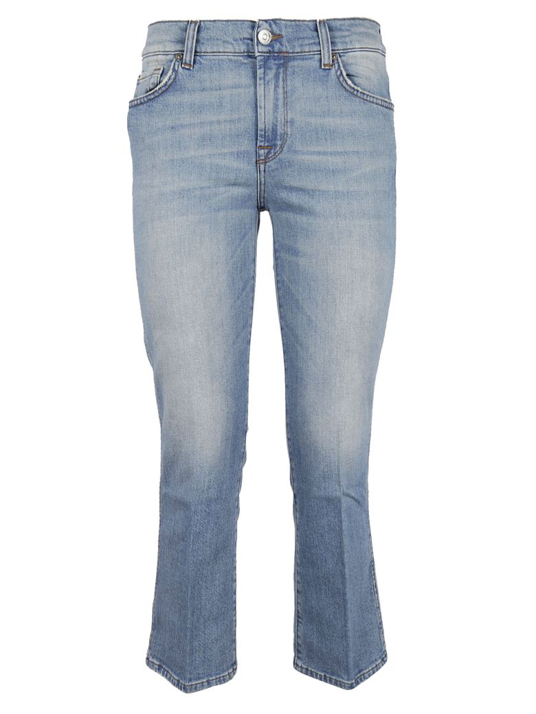 7 FOR ALL MANKIND CROPPED JEANS,10570603