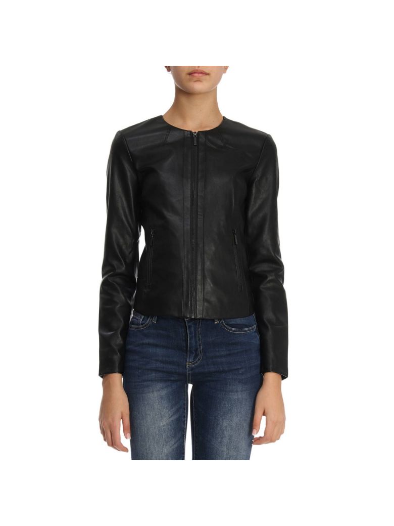 Armani Collezioni Jacket Women Exchange Black Modesens Armani Collezioni Jacket Women Exchange Black