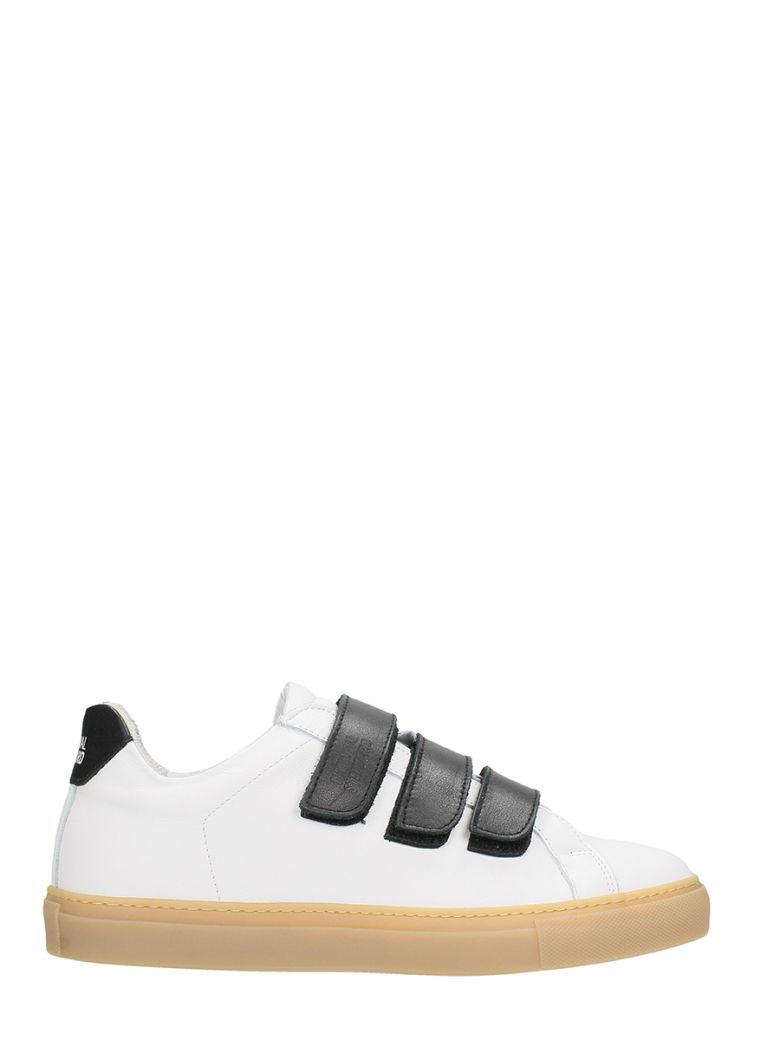 NATIONAL STANDARD WHITE LEATHER SNEAKERS,10601640