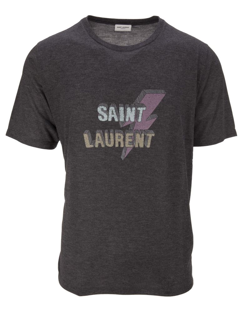 saint laurent t shirt lightning bolt women's