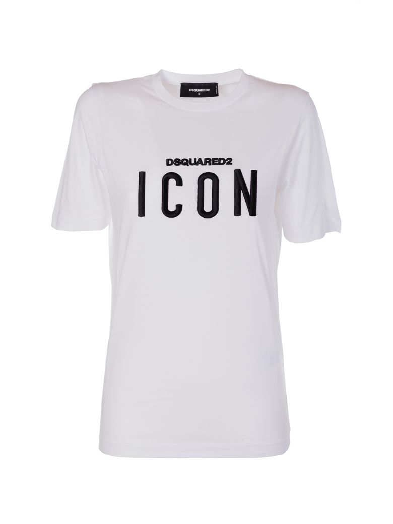 DSQUARED2 EMBROIDERED T-SHIRT,10590951